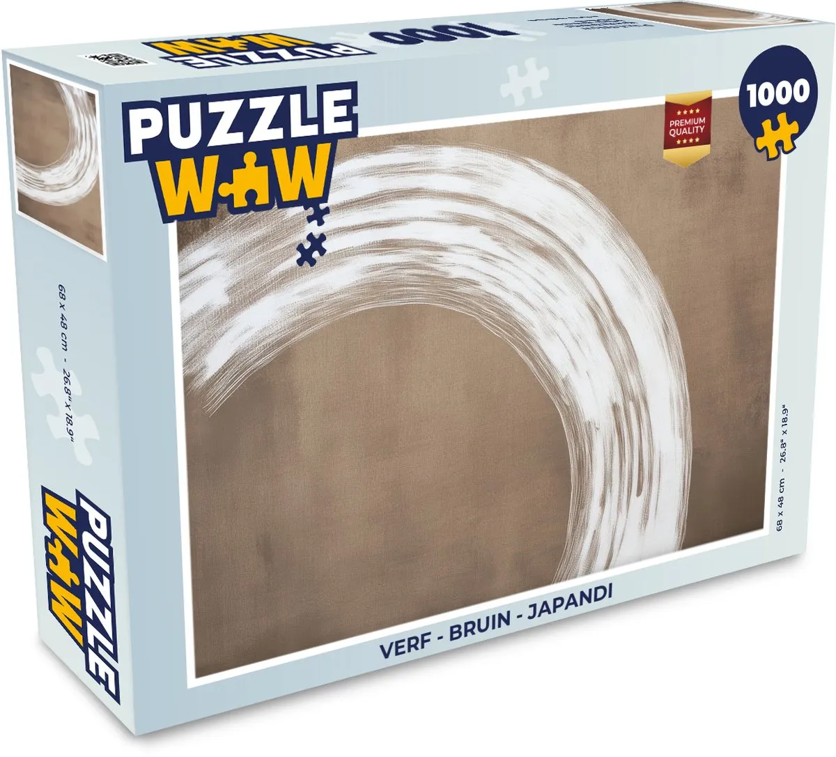 PuzzleWow Japandi Legpuzzel 1000 Stuks - 1000 Puzzelstukken