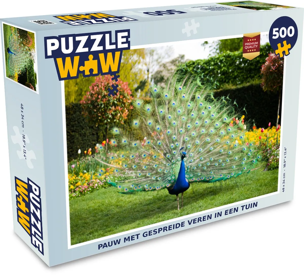 PuzzleWow Veren Legpuzzel 500 Stuks - Multicolor