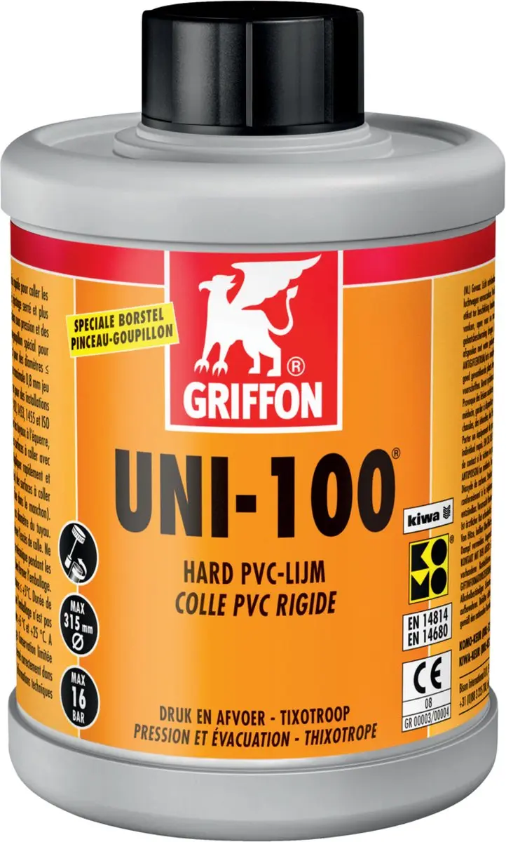 Griffon Bison Hard-PVC-lijm UNI-100 - 500ml