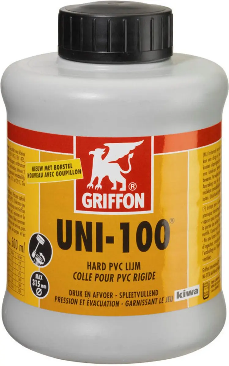 Griffon Bison Hard-PVC-lijm UNI-100 - 500ml