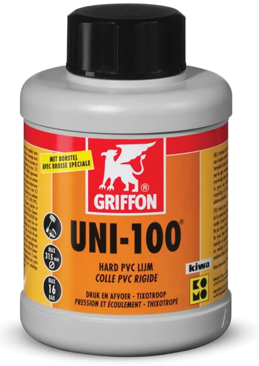 Griffon Bison Hard-PVC-lijm UNI-100 - 500ml