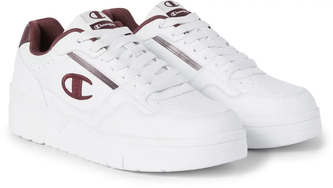 RD18 Heren HERITAGE PERF LOW Sneakers S22479-CHA-WW004 Wit/Wine