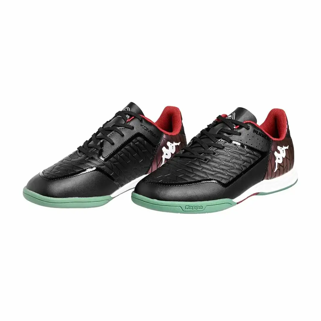 Kappa Kombat Player Base IC 371R44W Voetbalschoenen - 41 - Zwart/ Groen
