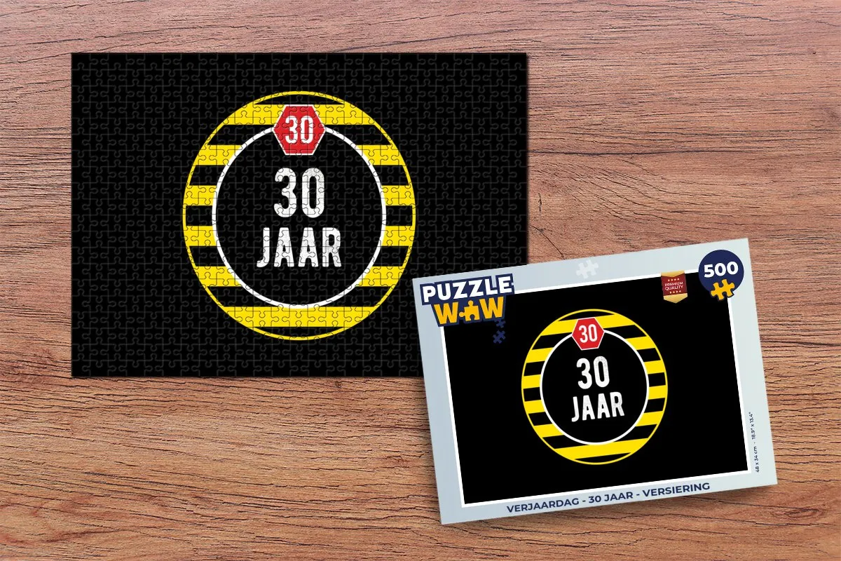PuzzleWow Verjaardag Legpuzzel 500 Stuks - Multicolor
