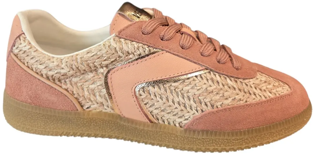 Verbenas Sound Tropic Salmone Alba Sneakers Roze Suede Dames