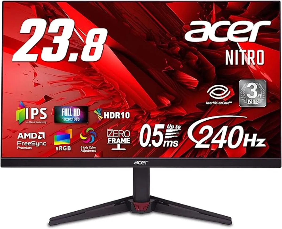 Acer Nitro VG0 VG240YW3bmiipx Gaming Monitor 23,8" Full HD