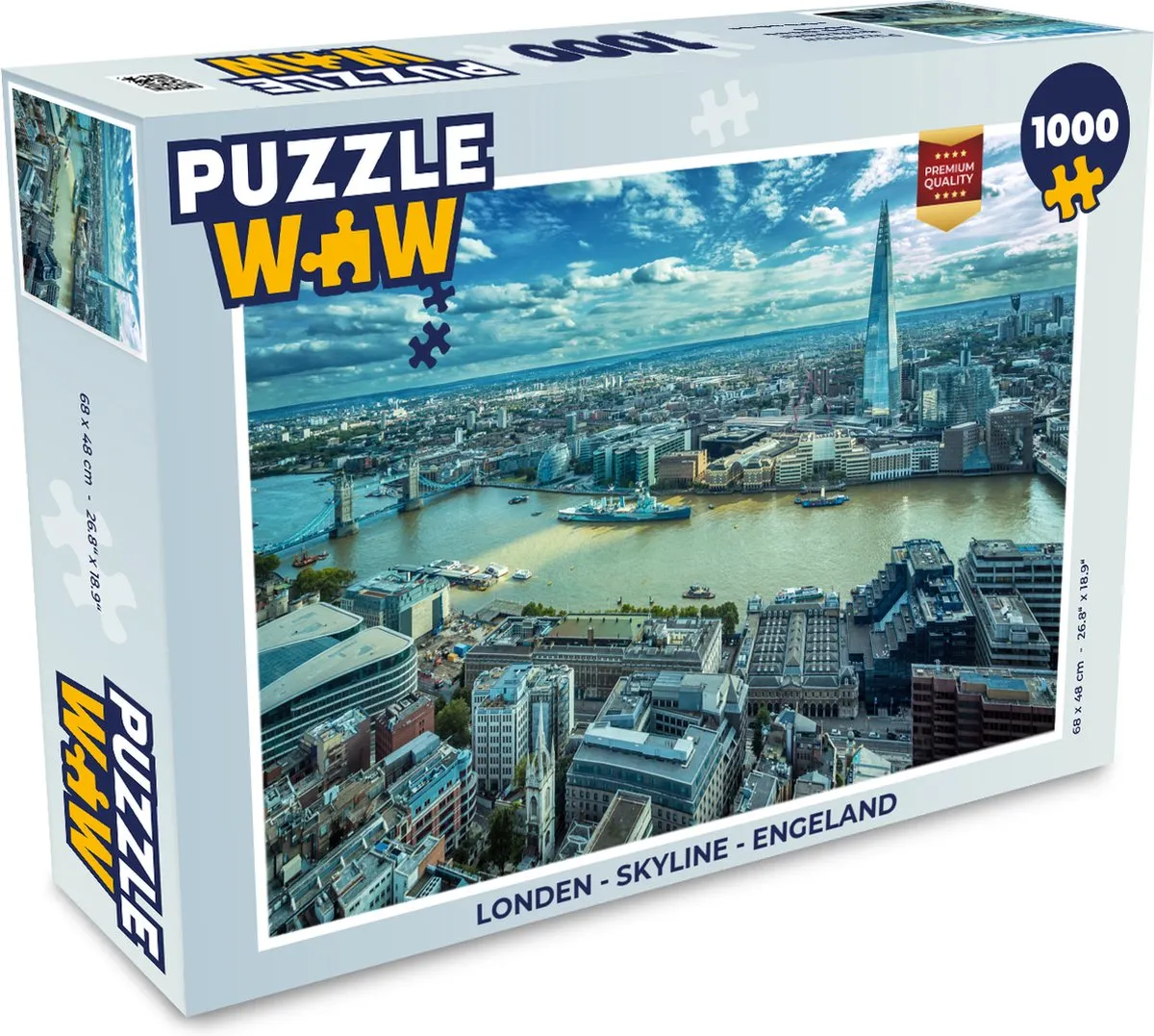 PuzzleWow Londen Skyline Legpuzzel 1000 Stuks - Multicolor