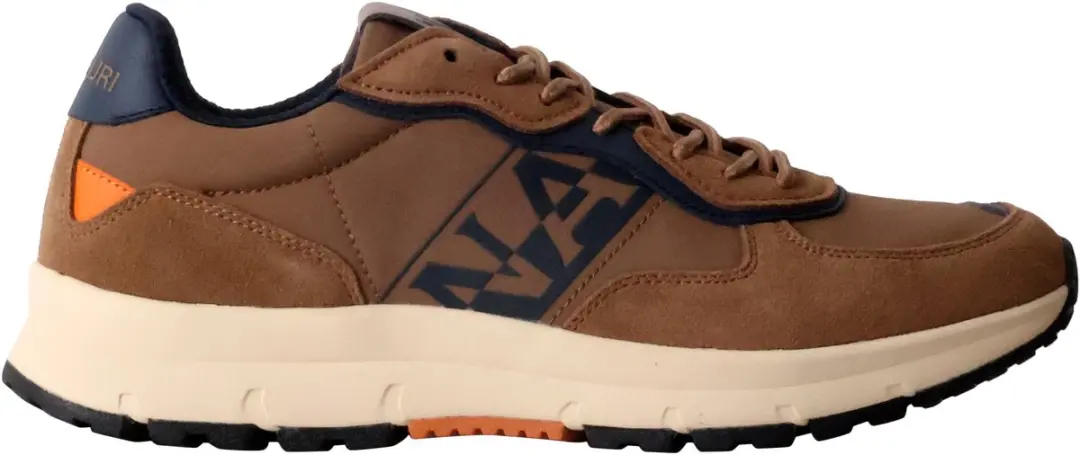 Napapijri Lage Leren Sneakers 44 - Bruin