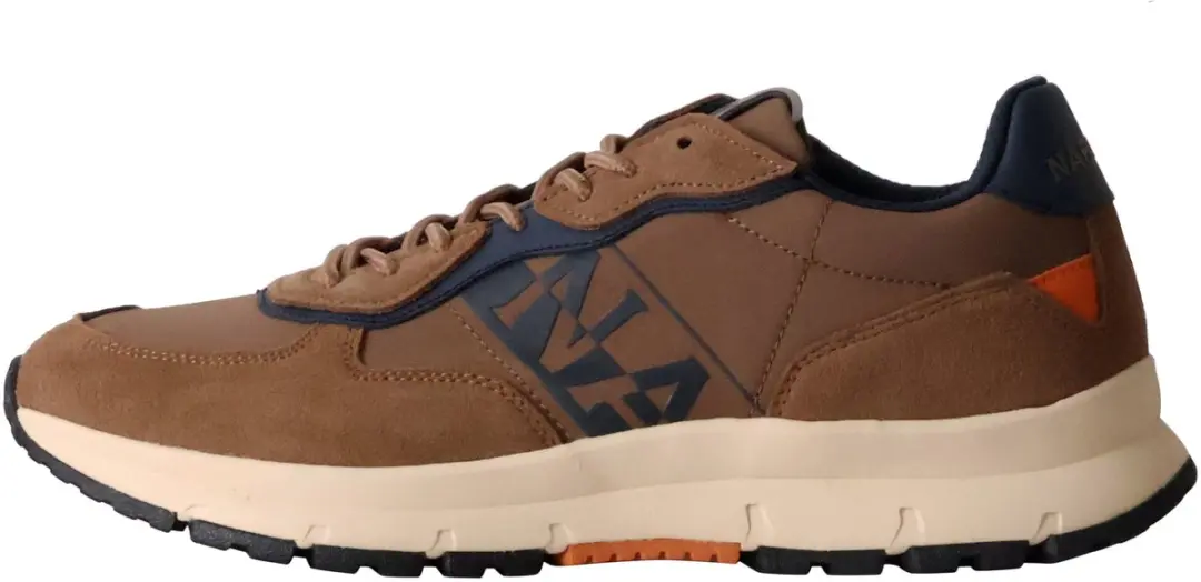 Napapijri Lage Leren Sneakers 44 - Bruin