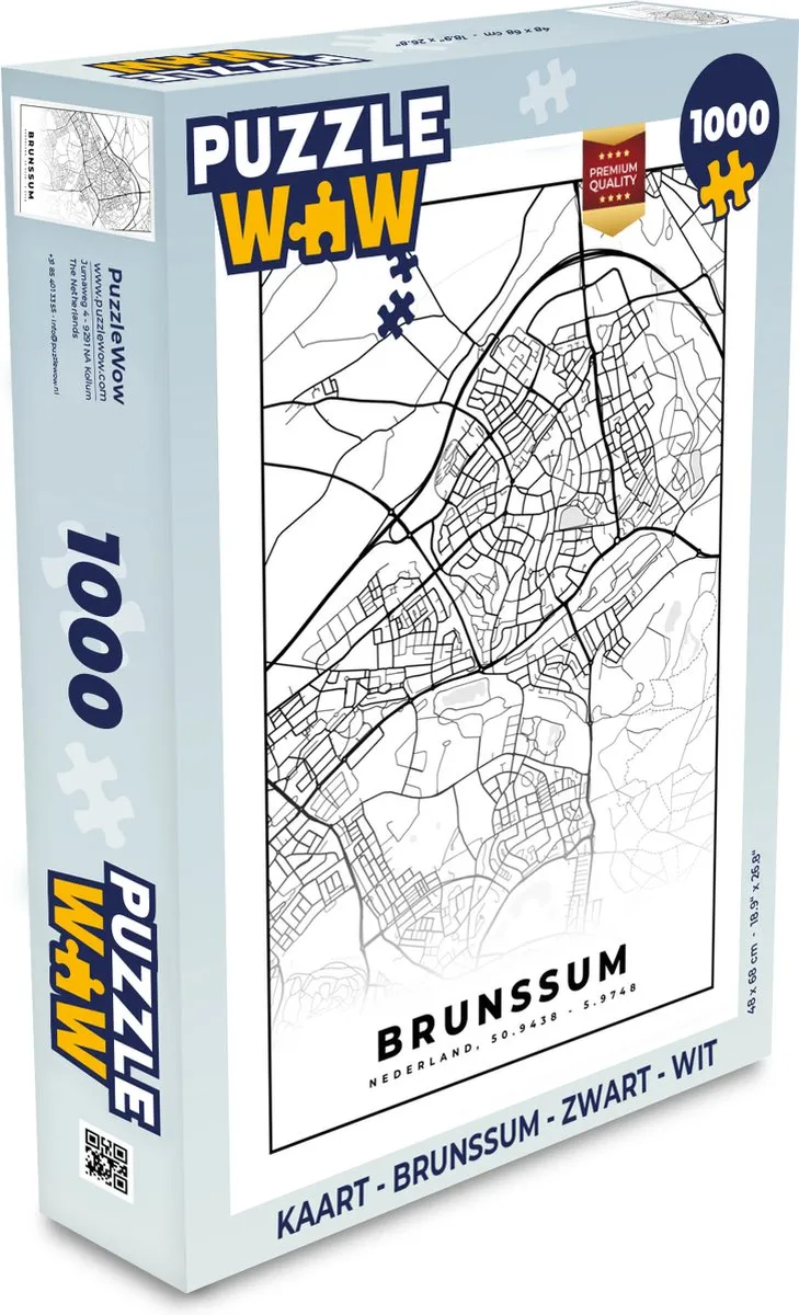 PuzzleWow Brunssum Legpuzzel 1000 Stuks