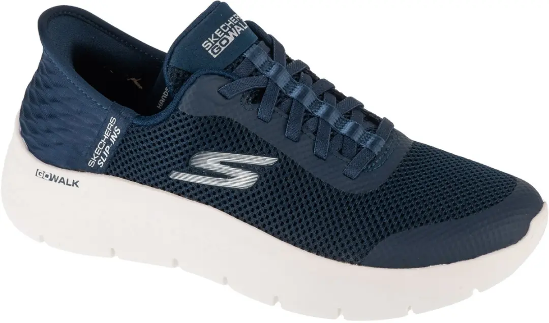 Skechers Instapper Hands-Free Slip-Ins Go Walk Flex 124836/NVW Blauw Wit Machine