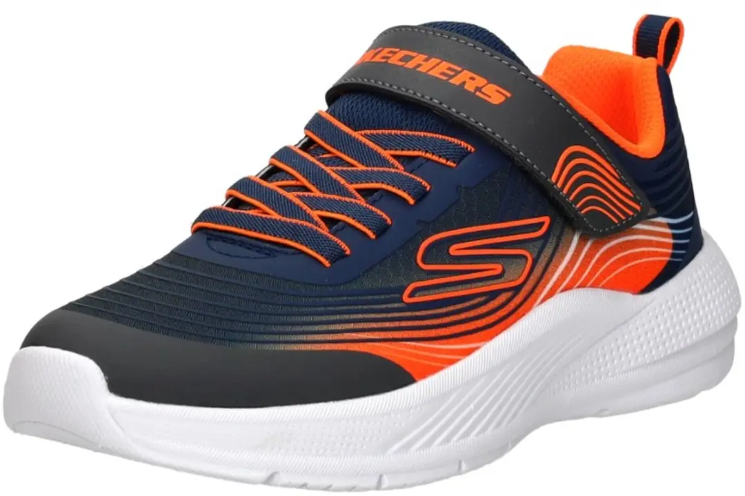 Skechers Microspec Advance Klittenband Laag - Sneakers - Unisex - Blauw
