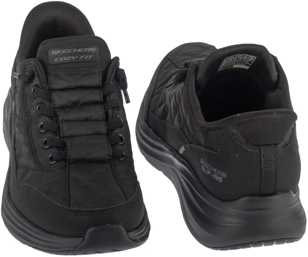 Skechers Slip-ins: Contour Foam - Cozy Fit, Vrouwen, Zwart, Sneakers, maat: 37,5
