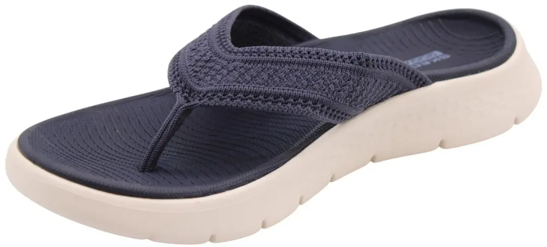 Skechers Go Walk Flex Holly Dames Slippers - Blauw - afbeelding 6 van 6