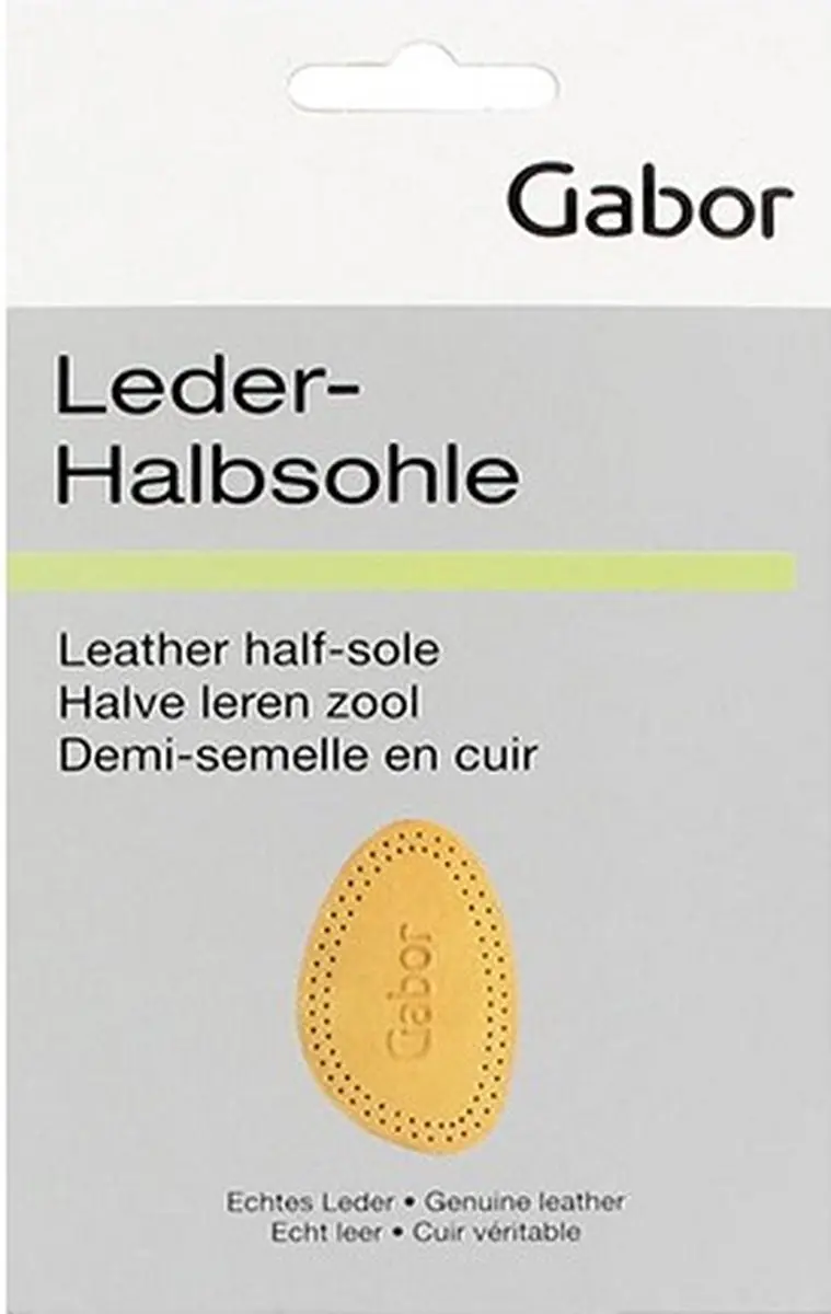 Gabor Halve leren zool