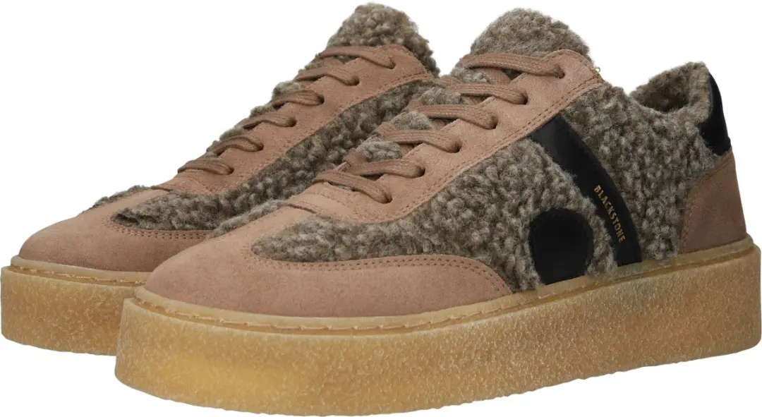 Blackstone ENJAR NATUK EL423 Taupe Sneaker Dames - 42