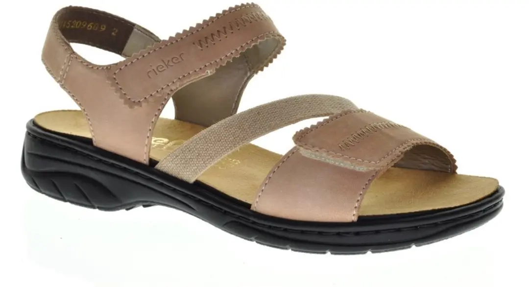 Rieker Beige Damessandaal Steunzolen maat 42
