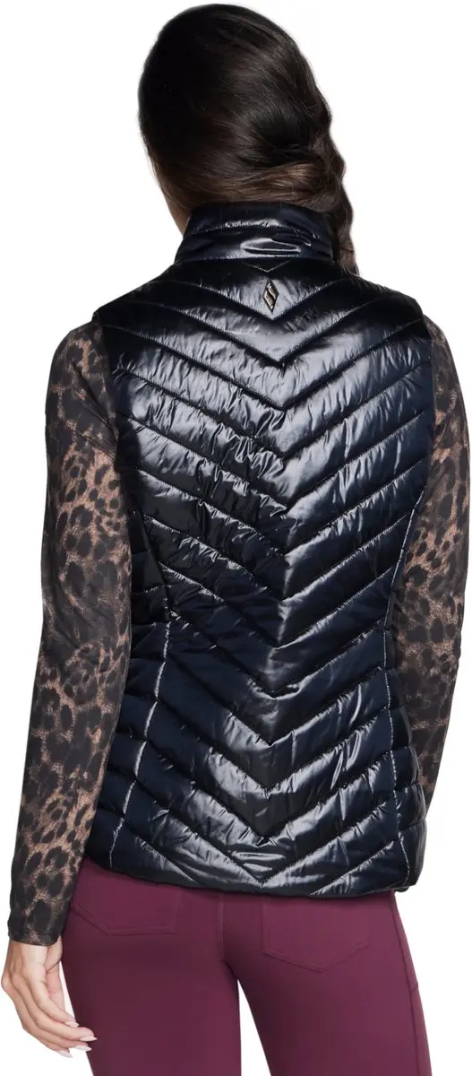 Skechers GO Shield Shine Vest - Vrouwen - Zwart - XL - afbeelding 3 van 4