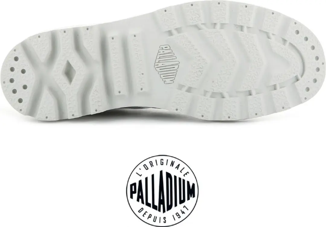 Palladium - Womens Pampa Hi - Canvas - 92352-071-Gray Flannel -EU 36