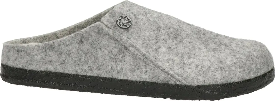 Birkenstock Zermatt narrow Filz Shearling Cozy Home Dames Pantoffels - Light Grey - Maat 37