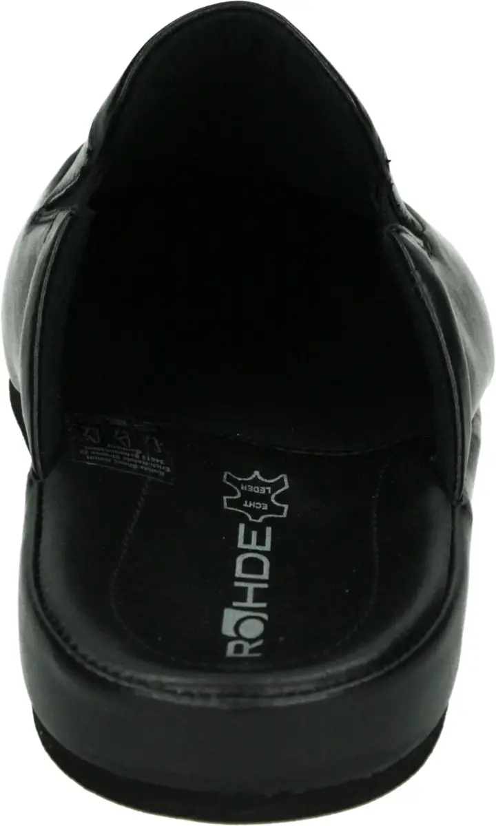 Rohde 6607 Heren Pantoffels - Zwart - Maat 40