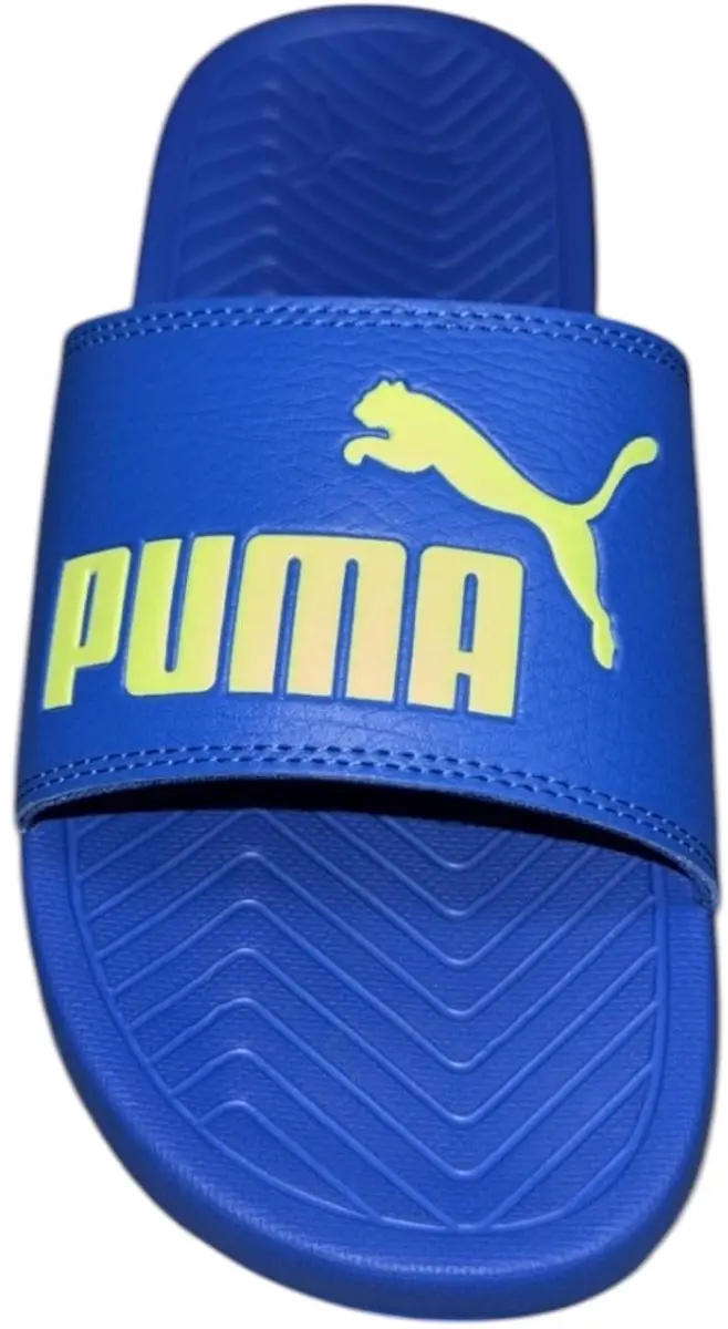 PUMA SLIPPERS-BLAUW/GROEN-MAAT 38