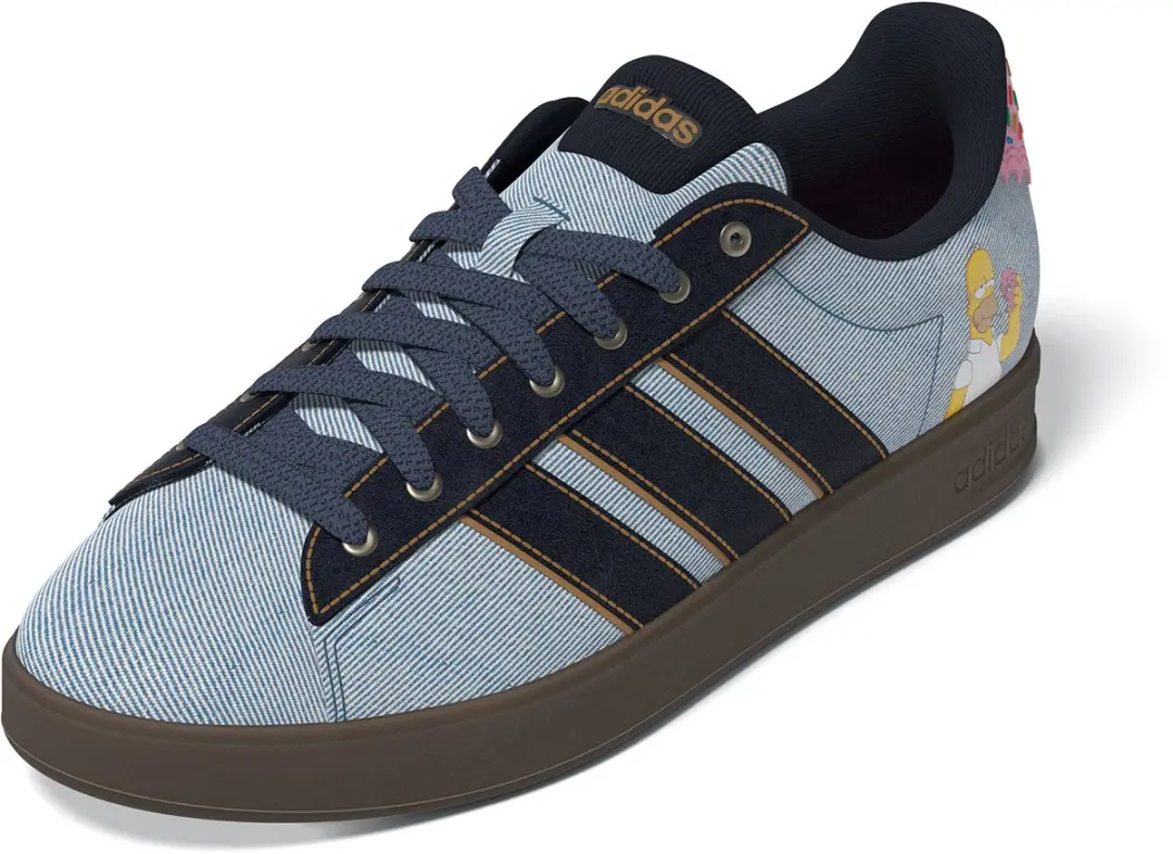 Adidas Heren Grand Court Simpsons Sneakers KK3539 NONDYE/LEGINK/MESA