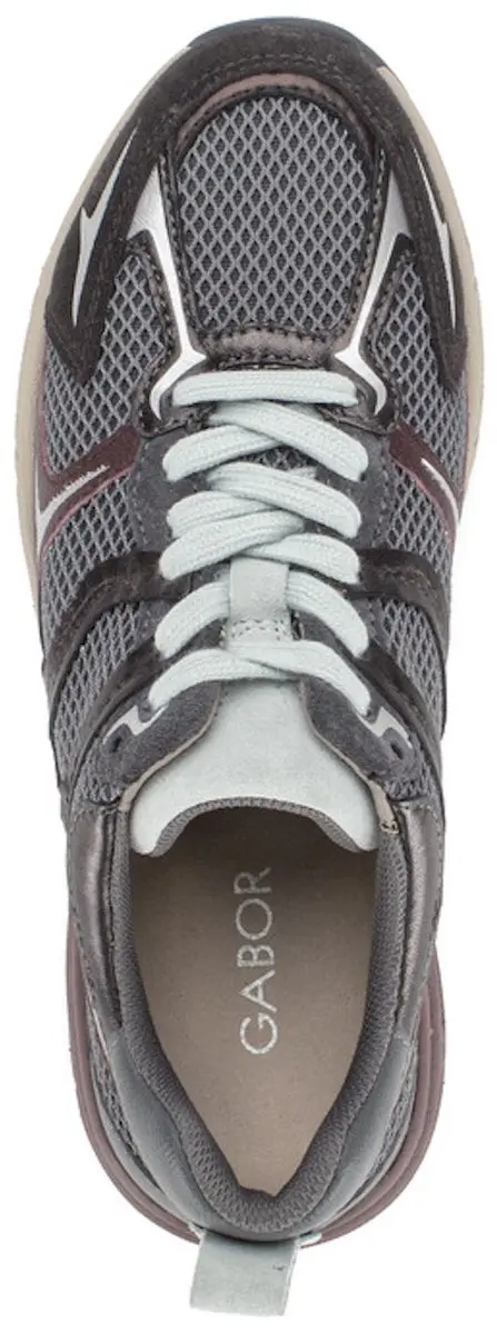 Gabor Dames Teddy Sneakers 40 - Bordeaux - afbeelding 2 van 6