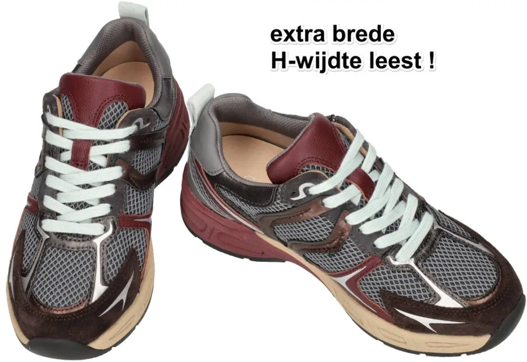 Gabor Dames Teddy Sneakers 40 - Bordeaux - afbeelding 6 van 6
