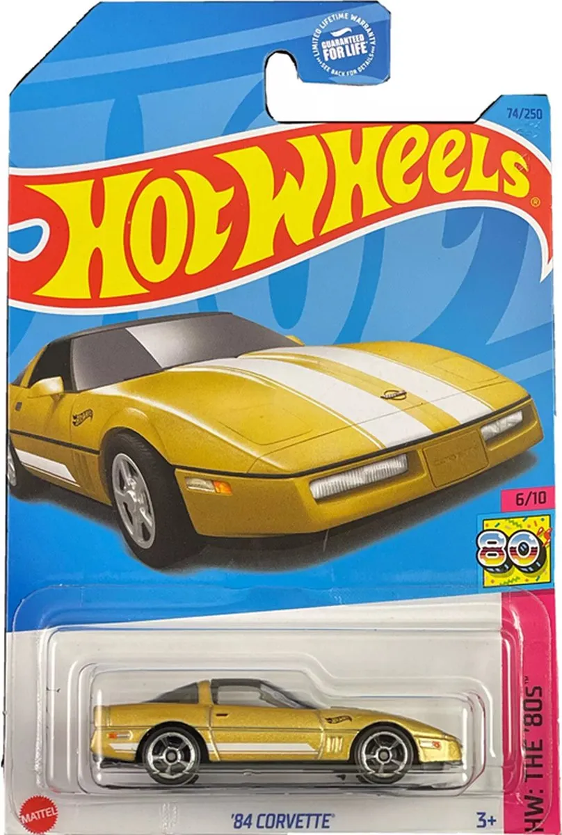 Hot Wheels '84 Corvette Gold HW 21A