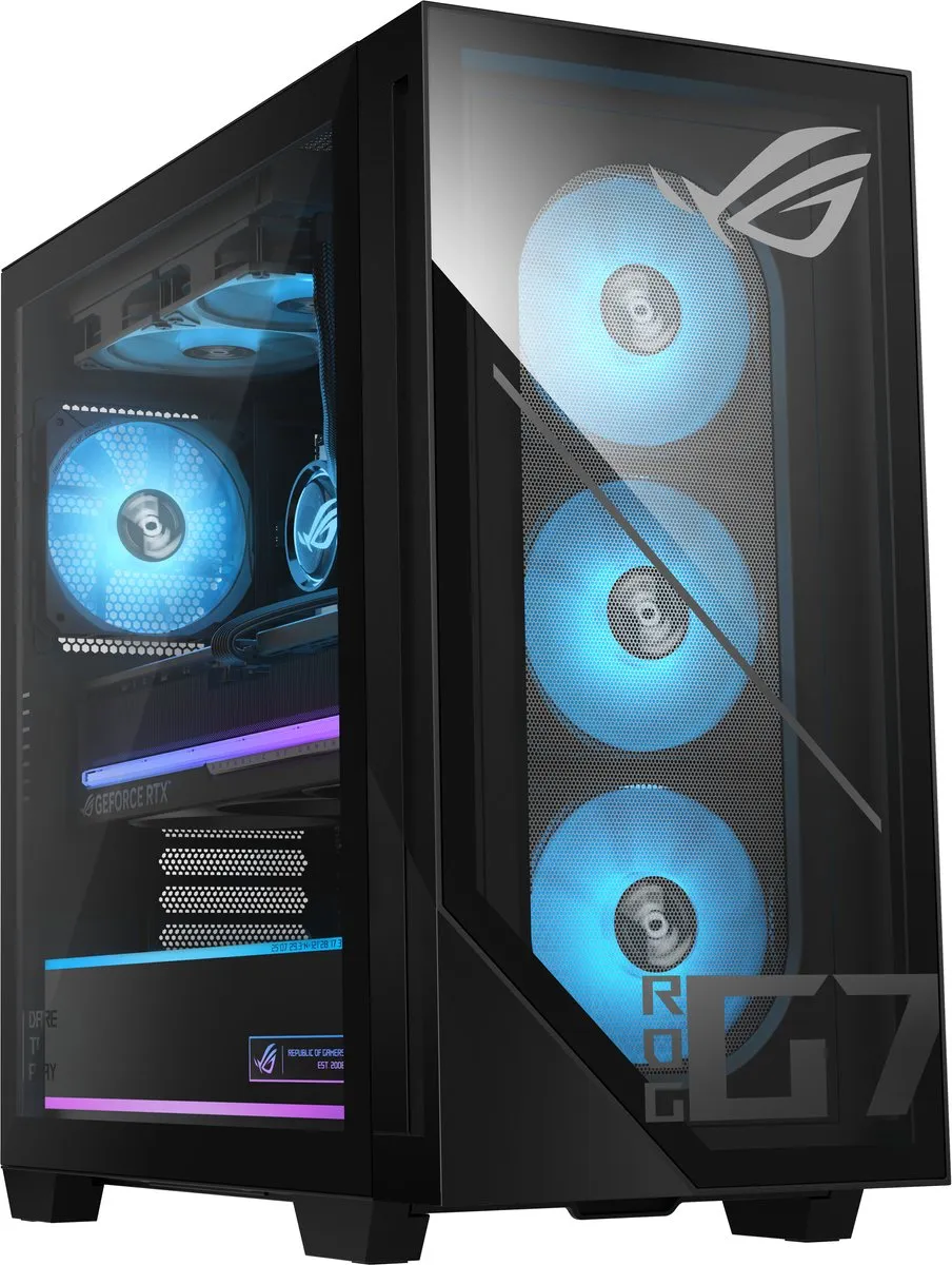 ASUS ROG G700TF-7265KF225W Gaming PC - RTX 5070 Ti - 32GB - 2TB SSD - Zwart