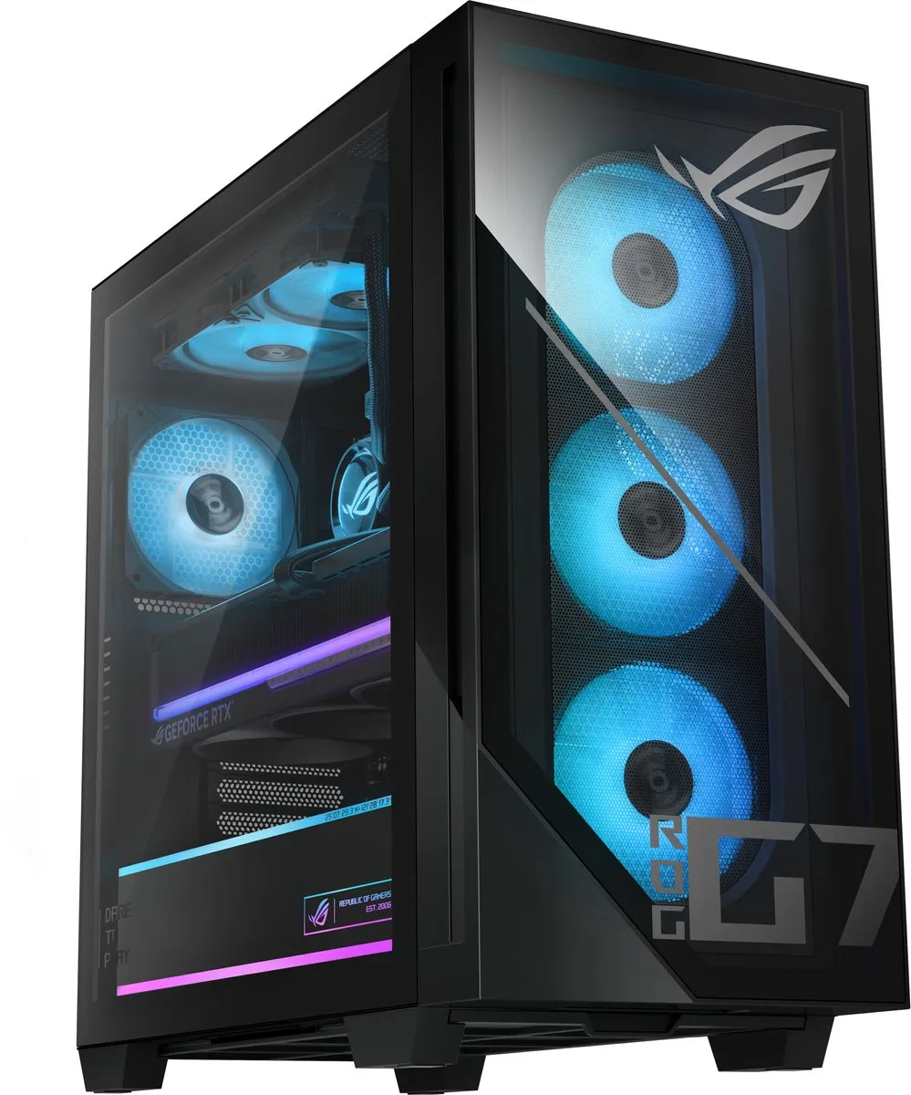 ASUS ROG G700TF-7265KF225W Gaming PC - RTX 5070 Ti - 32GB - 2TB SSD - Zwart