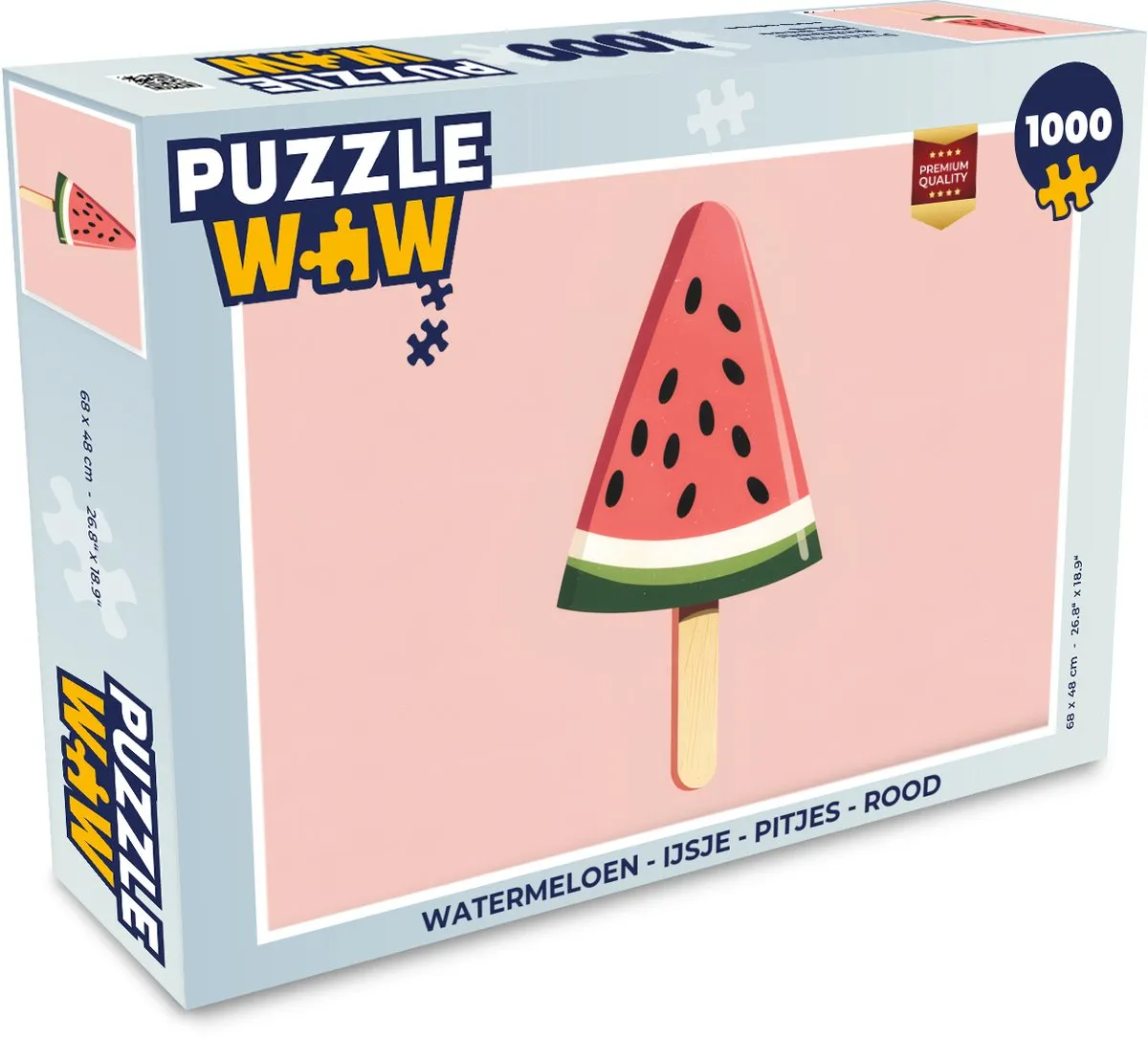 PuzzleWow Watermeloen Legpuzzel 1000 Stuks