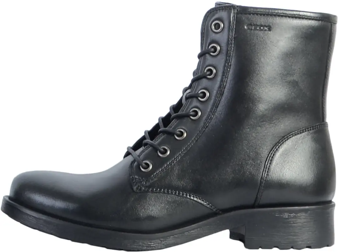 Geox D Rawelle Dames Laarzen 37 - Zwart