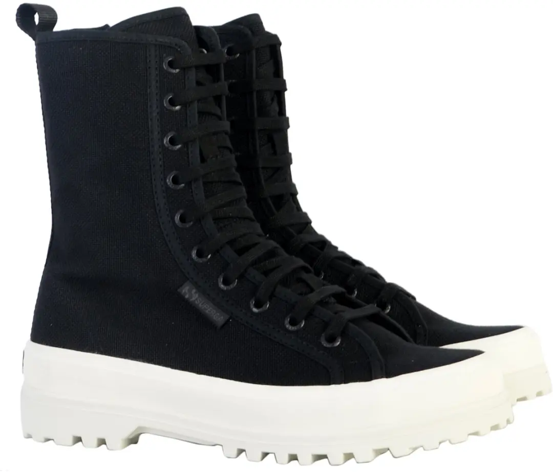 Superga 2341 Total Matte Dameslaarzen - Zwart