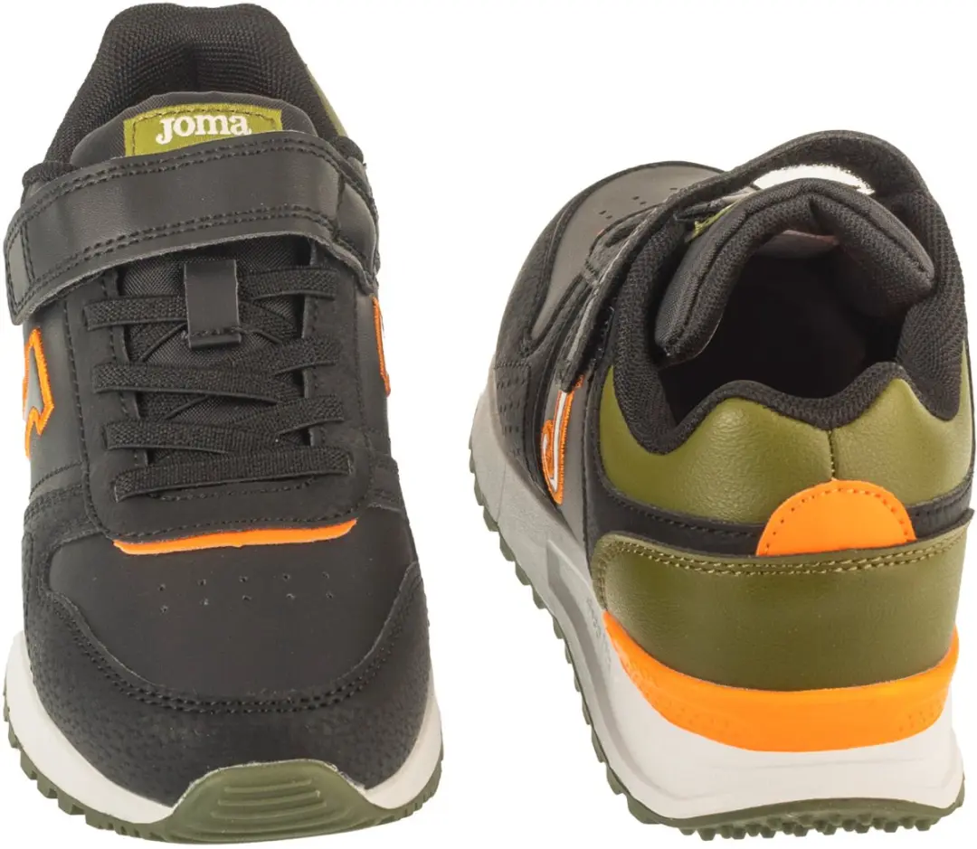 Joma Tornado Jr 25 JTORW, voor een jongen, Zwart, Sneakers, maat: 27