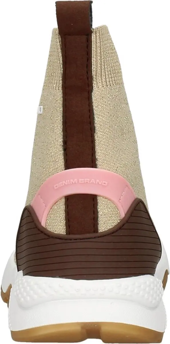 Vingino Gina Hoge Sneakers Meisjes - Beige - Maat 39 - afbeelding 6 van 6