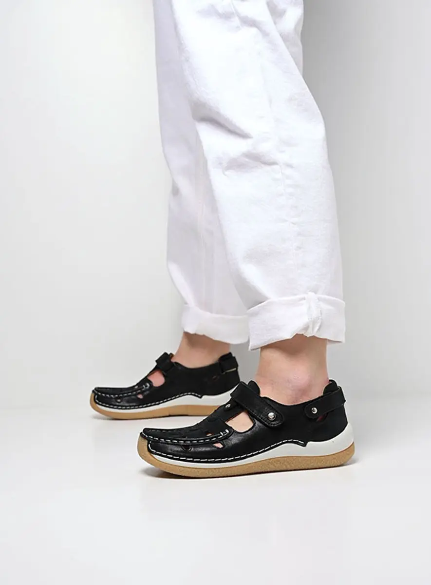 Wolky Dames Esperanza Comfortschoenen 38 - Zwart - afbeelding 5 van 6