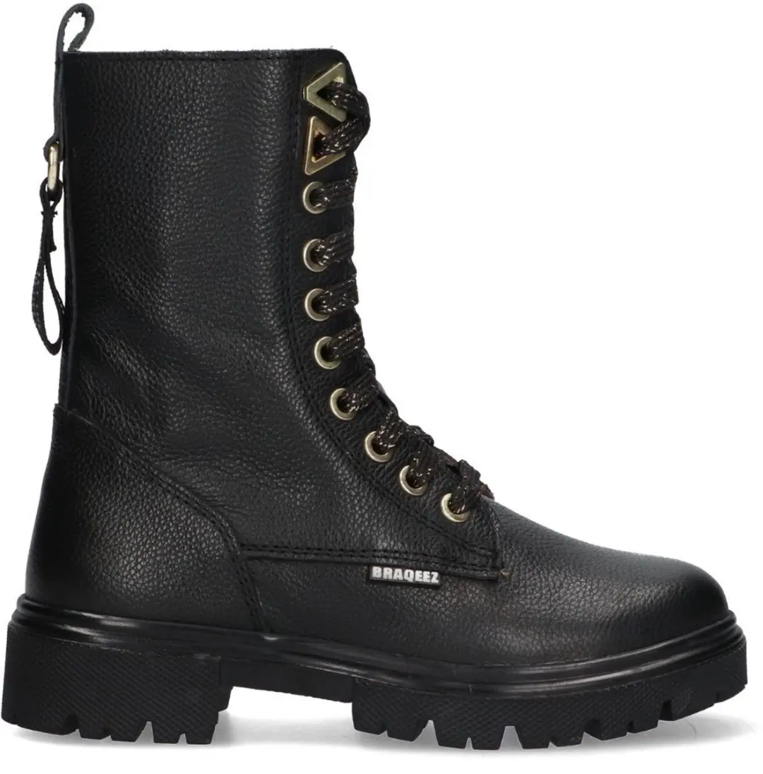 Braqeez 425784-589 Meisjes Veterboots