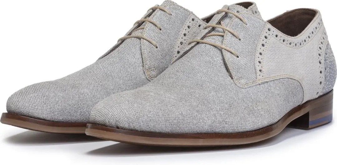 Floris van Bommel De Stapper 39.11 Veterschoenen - Grijs - afbeelding 3 van 6