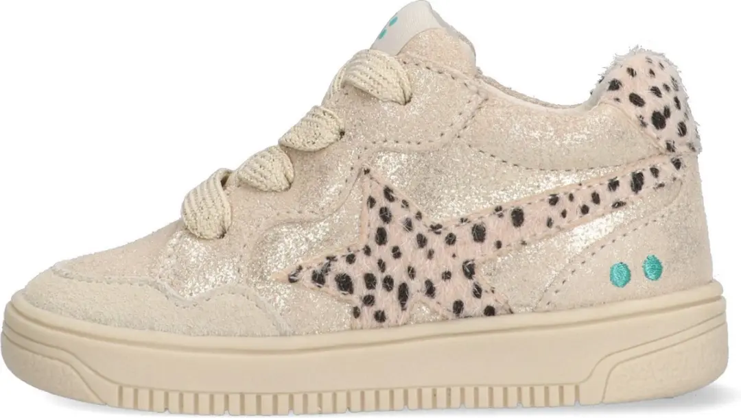 Maartje Mellow Lage Sneakers Meisjes Beige - afbeelding 4 van 6