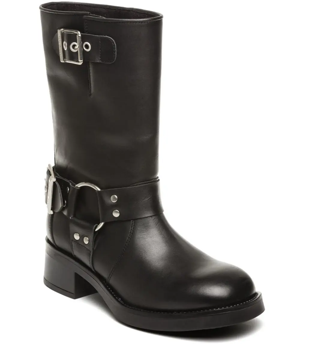 Steve Madden Blessing Dameslaarzen - Zwart Leder 36
