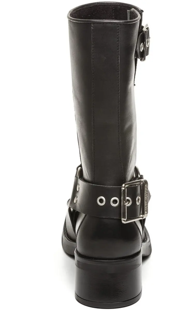 Steve Madden Blessing Dameslaarzen - Zwart Leder 36