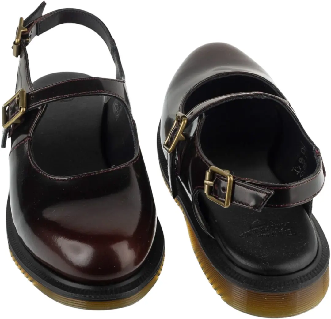 Dr. Martens Madaline Mary Jane Shoes, Vrouwen, Kastanjebruin, Sandalen, maat: 37
