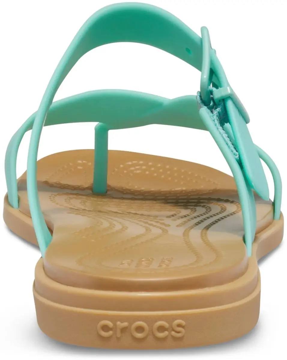 Crocs Tulum Toe Post Sandalen Beige Maat 36/37 US W6