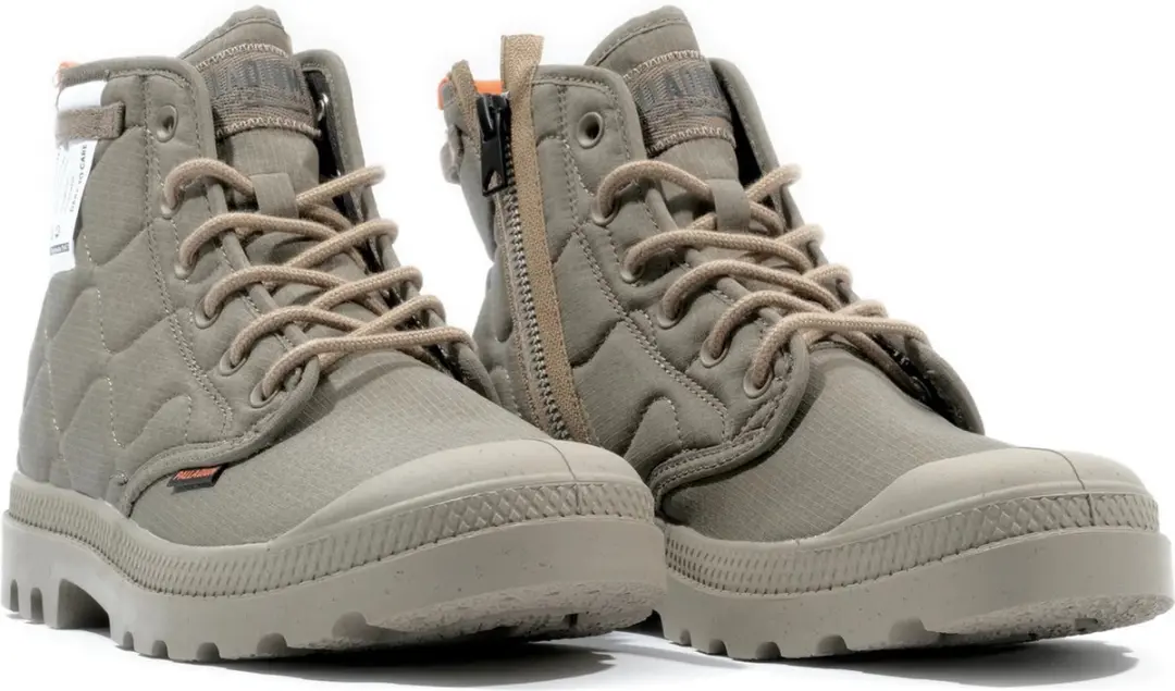 PALLADIUM Pampa Re-Quilted Unisex Laarzen Enkellaars Vegan 74386 Olijf