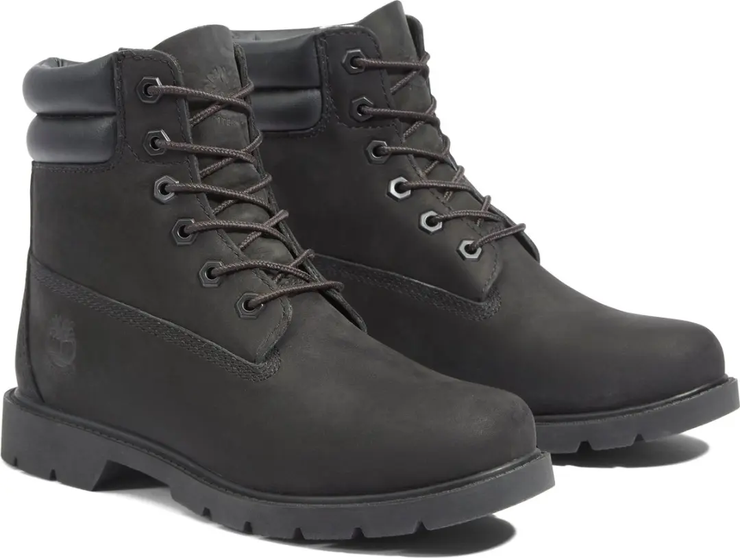 Timberland Linden Woods 6 INCH LACE UP WATERPROOF BOOT BLACK Dames Veterschoenen - BLACK - Maat 39