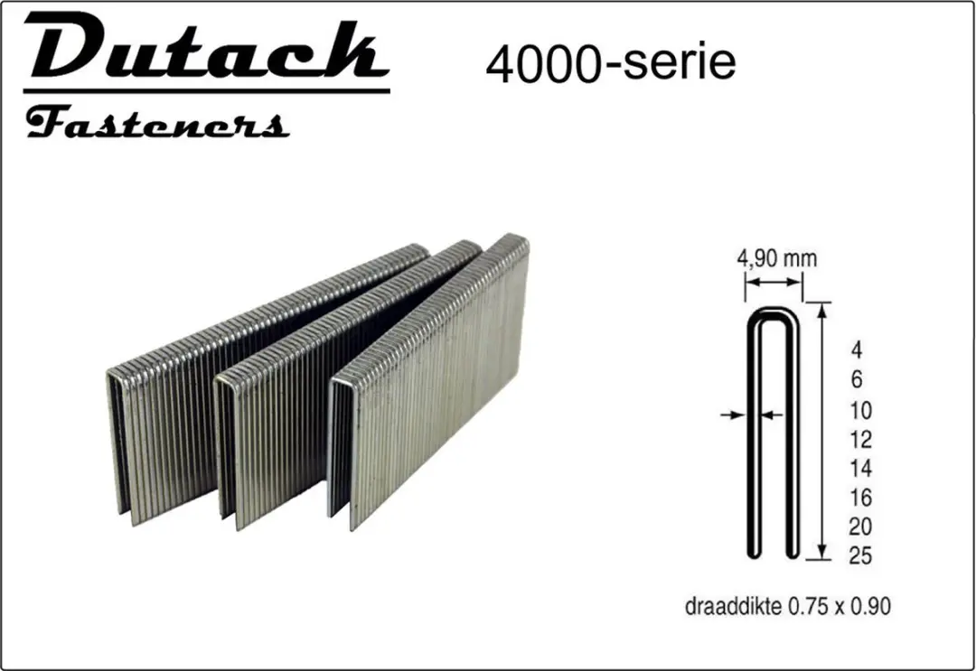 Dutack Nieten 4000  20mm