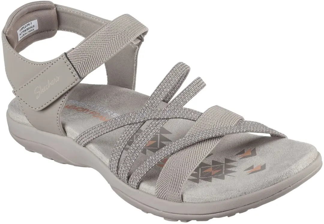 Skechers Reggae Slim Meadow Grazer Dames Sandalen - Taupe