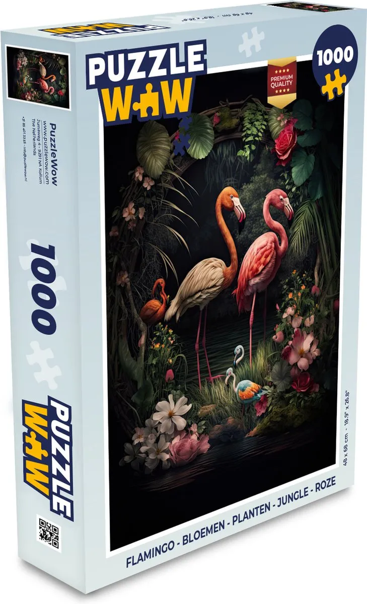 PuzzleWow Legpuzzel 1000 Stuks - Multicolor